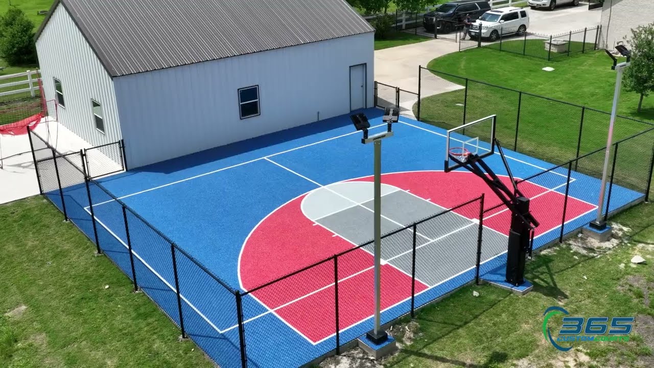 365 Custom Courts multi-sport project video preview